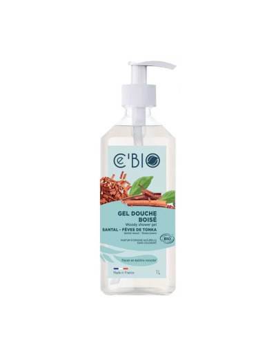 Gel douche Boisé Santal et Fêves de Tonka 1L