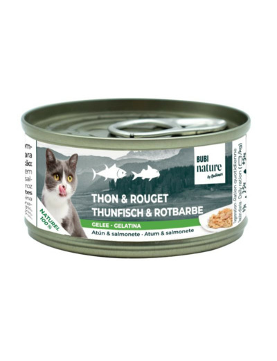 Bubi Nature, thon/rouget, gelée - 70g