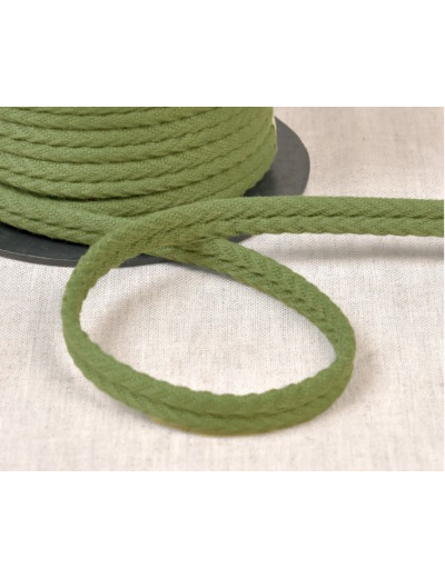 Double passepoil chevron 550 kaki C53 10mm 100% coton le mètre
