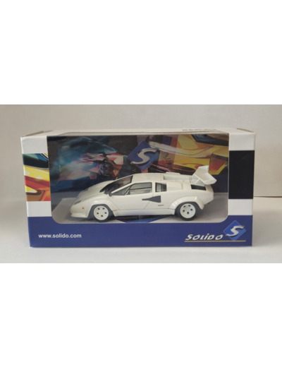 LAMBORGHINI COUTACH LP500S SOLIDO 1/43 BOITE D'ORIGINE