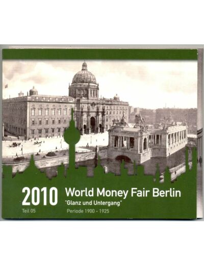 HOLLANDE (PAYS-BAS) 2010 WORLD MONEY FAIR BERLIN SERIE 8 MONNAIES BU