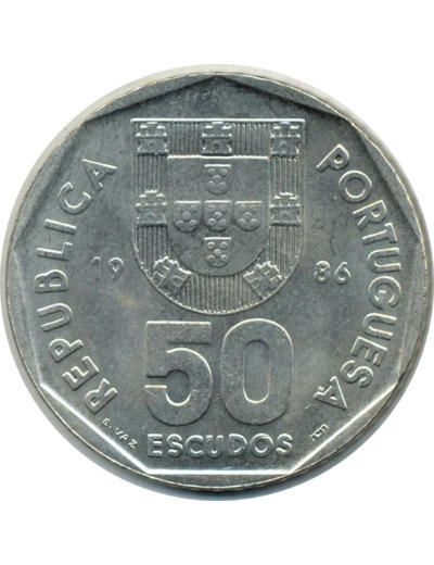 PORTUGAL 50 ESCUDOS 1986 SUP/NC (W636)