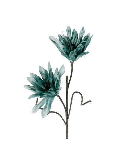 Fleur Artificielle Anémone Bleue en Polyéthylène Haute Tige 98cm