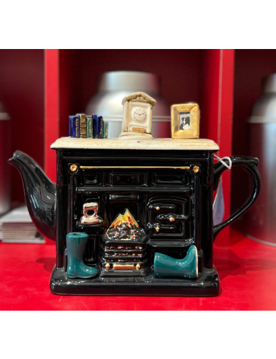 Théière excentrique anglaise cheminée