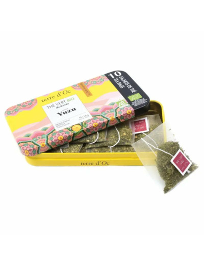 BOITE DE 1O SACHETS THÉ VERT YUZU