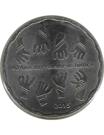 PORTUGAL 2015 2.50 EURO 40 ANOS DO PROVADOR DE JUSTICA SUP