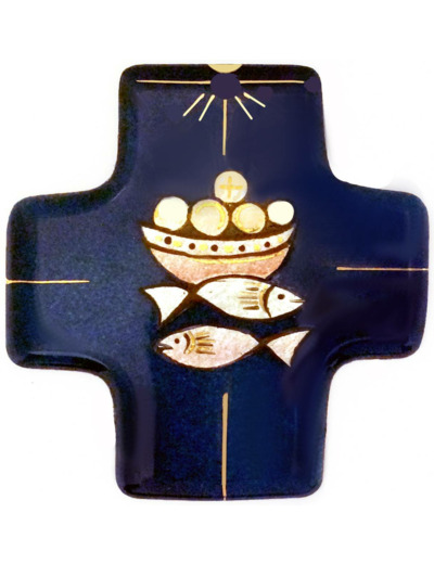 Hosties et Poissons 7,7X8cm - EMAUX DU LIBAN