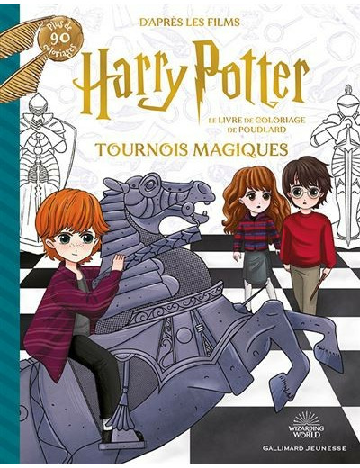 Harry Potter - Le Livre de coloriage de Poudlard - Tournois magiques