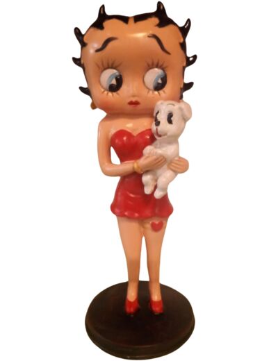 Statuette Résine Betty Boop et son chien