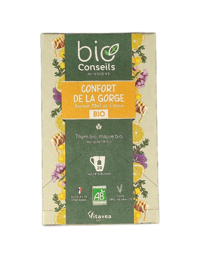 Infusion Confort de la Gorge x20 Bio