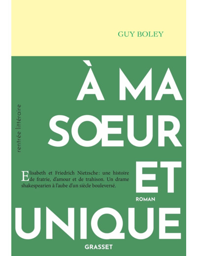 A MA SOEUR ET UNIQUE