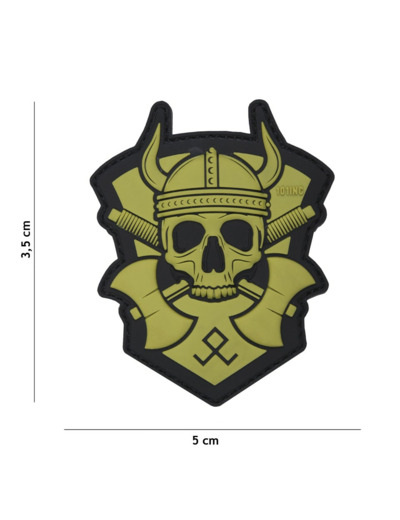 Patch 3D PVC Viking (vert)