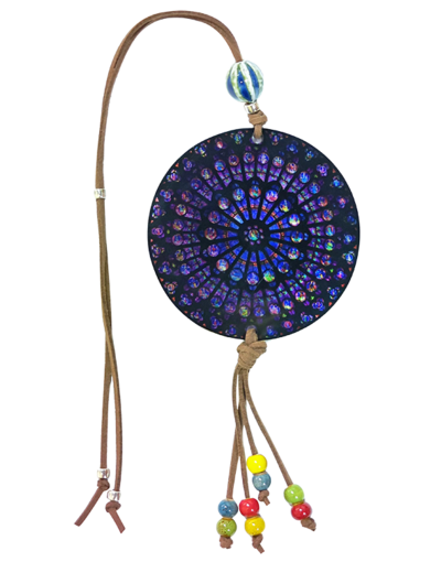 Pendentif pour voiture Acrylique D88mm - ND DE PARIS