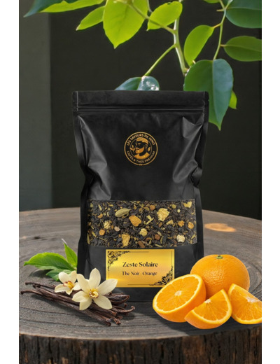 Thé Noir Zeste Solaire - Orange / Vanille