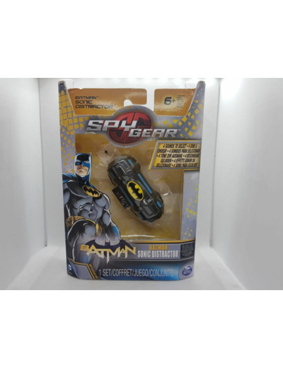 BATMAN SONIC DISTRACTOR SPY GEAR de chez SPIN MASTER