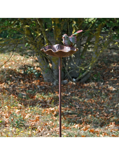Mangeoire Oiseaux fonte 25x17x122 cm