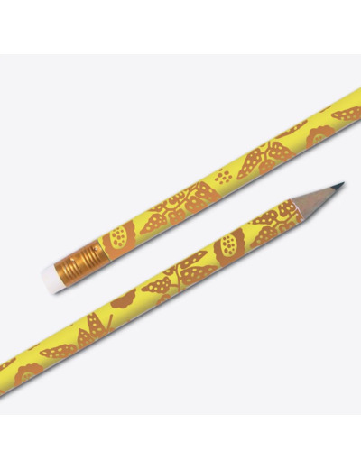 Crayons Fantaisie Paquerette Jaune - Editions du Paon