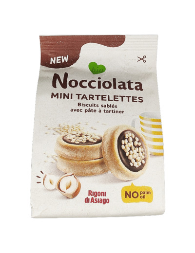 Mini Tartelettes Nocciolata 250g Bio