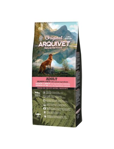 Arquivet Original pour Chiens adultes, Saumon & Riz - 12kg