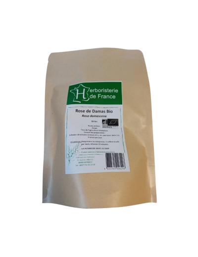 Tisane Rose de Damas Bio pétales 30g