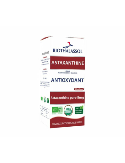 Astaxanthine Bio-8mg-30 gélules-Biothalassol