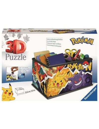 Puzzle 3D Ravensburger Boîte de rangement Pokémon 216 pièces