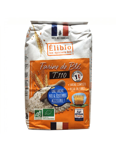 Farine de Blé T110 Complète Bio 1kg