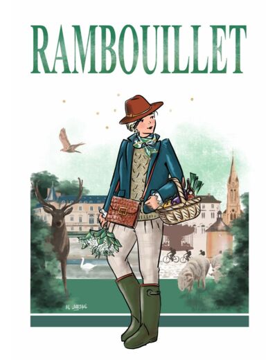 Rambouillet - affiche, carte