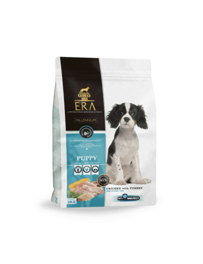 ERA Millennium, Poulet & dinde pour chiots de petites races - 2KG