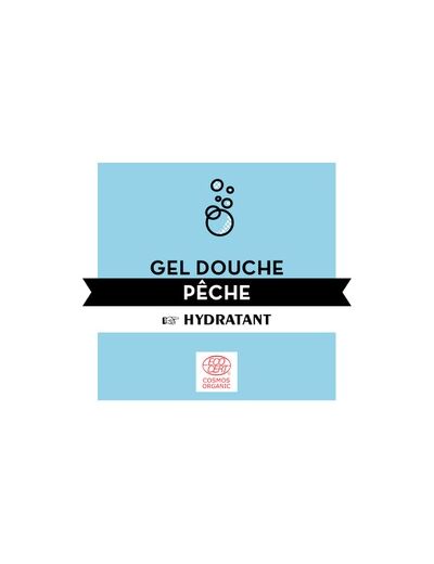 Gel Douche Hydratant Pêche - Jean Bouteille - Cosmos Organic