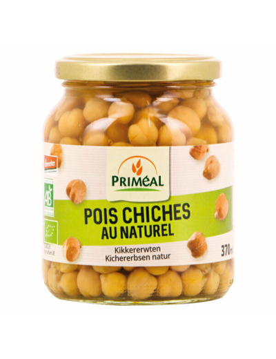 Pois chiches Bio au naturel-370ml-Priméal