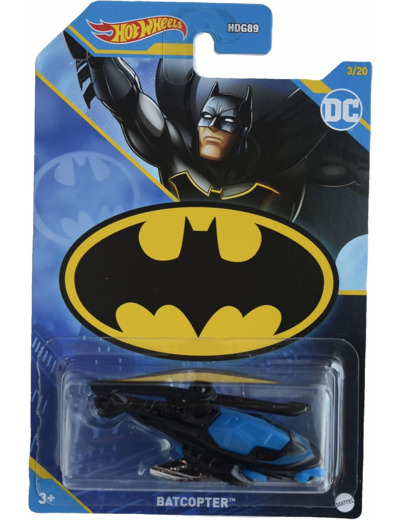 Hot Wheels HLK57-D511 - Batcopter, Batman - 1/64