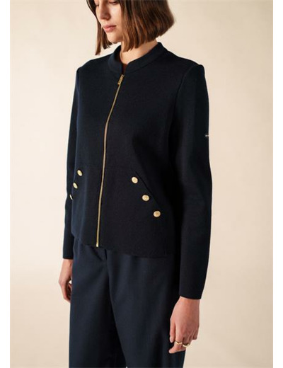 Veste Boussole 100% laine - SAINT JAMES