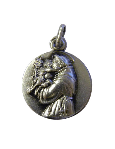 Médaille 18mm en Argent 925 - ANTOINE