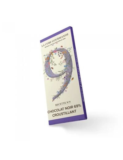 TABLETTE CHOCO N°9 NOIR CROUSTILLANT-87X10X190