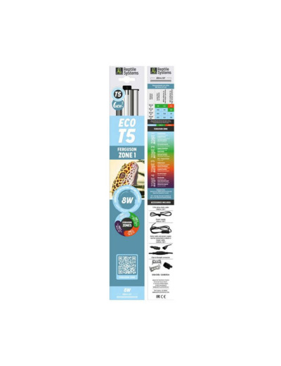 REPTILE SYSTEMS, Eco T5 Zone 1 - 8W / 312mm