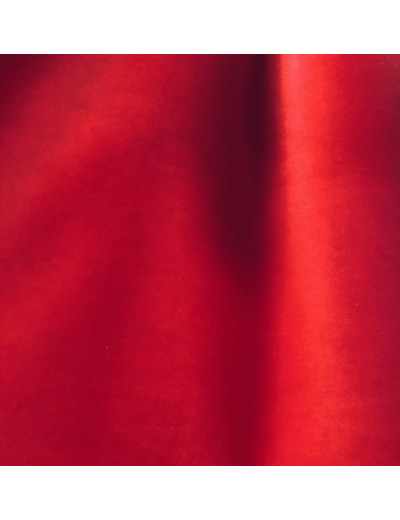Velours uni Scala CERISE col 14 laize 150cm 90000t