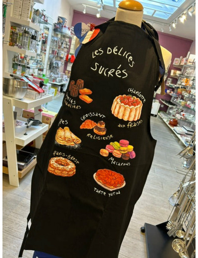 TABLIER 100% COTON pâtisseries
