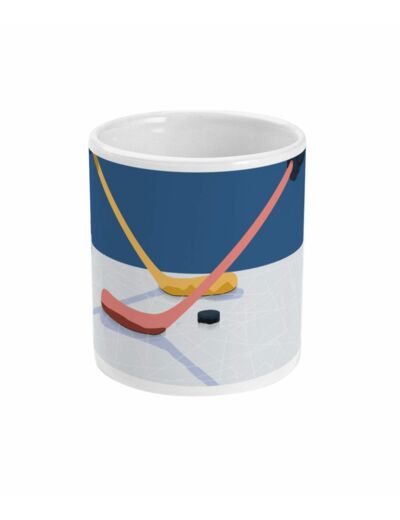 Tasse ou mug "Hockey ça glisse" - Personnalisable