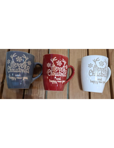 Mug Noël 3 coloris au choix