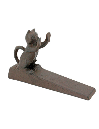 Bloque porte chat en fonte 15x4x9cm