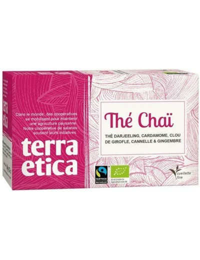 The noir chaï 20x1,8g Terra Etica