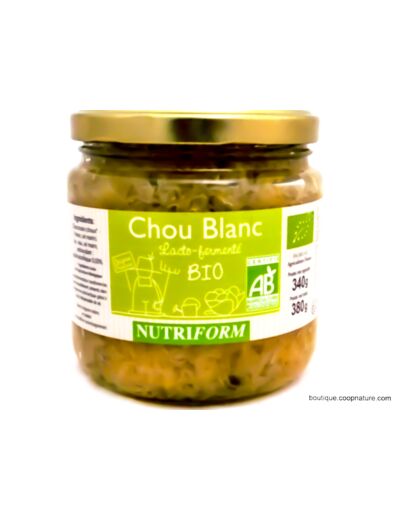 Chou Blanc Lacto-fermenté Bio 380g