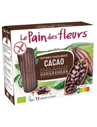 Tartines craquantes Cacao Bio-160g-Le Pain des fleurs