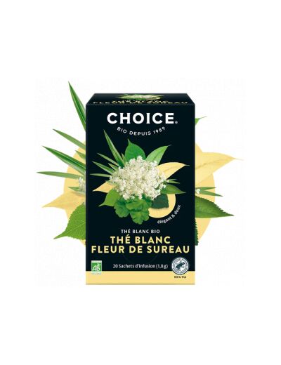 Thé blanc fleur de sureau 36g