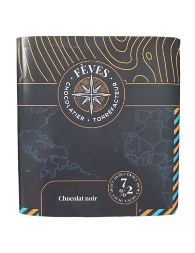 Chocolat noir 72% (50g)