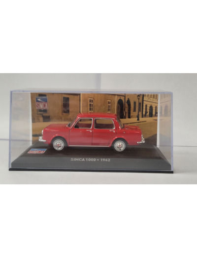 SIMCA 1000 1962 ROUGE 1/43 BOITE D'ORIGINE