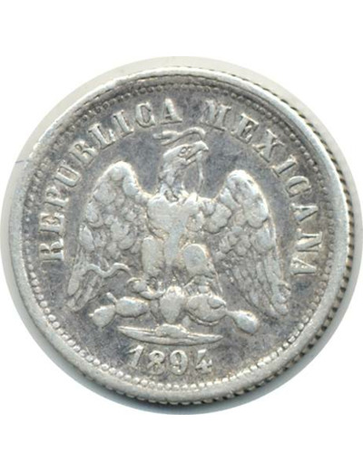 MEXIQUE 10 CENTAVOS 1894 ZsZ TB+(W403.10)