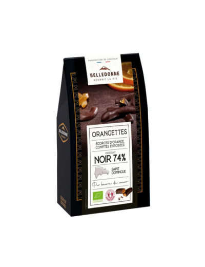 Orangettes Chocolat noir 100g