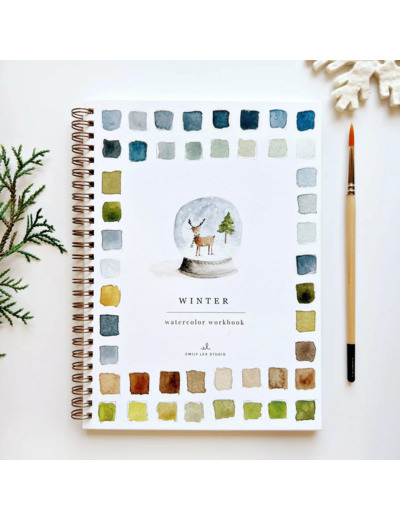 Cahier d’aquarelle - Hiver - Emily Lex Studio